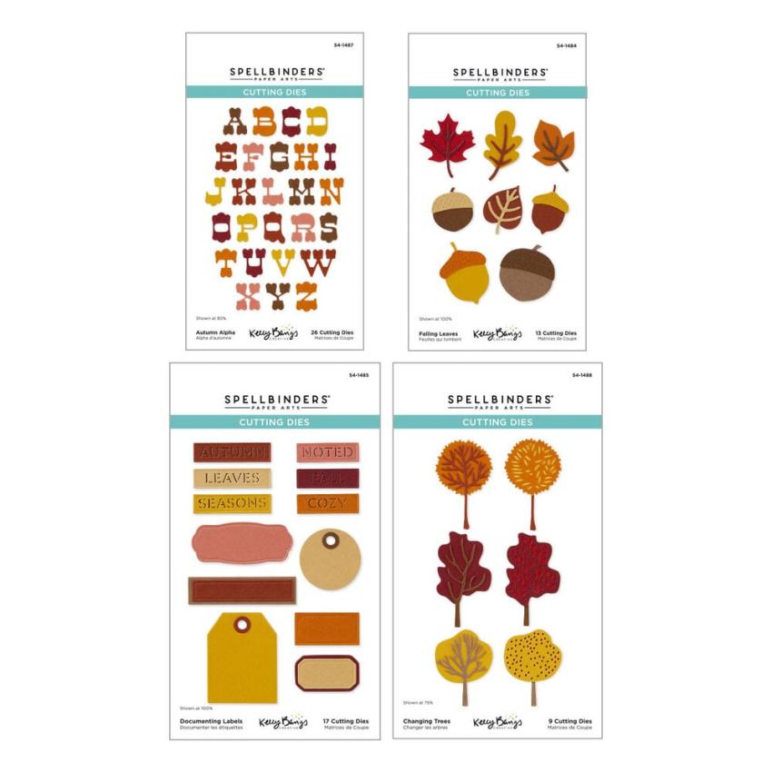 Spellbinders - Stanzschablone "Autumn Archives Bundle" Dies