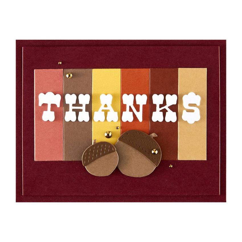 Spellbinders - Stanzschablone "Autumn Alpha" Dies