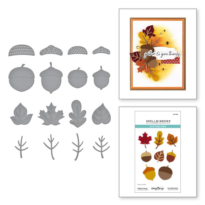 Spellbinders - Stanzschablone "Falling Leaves" Dies