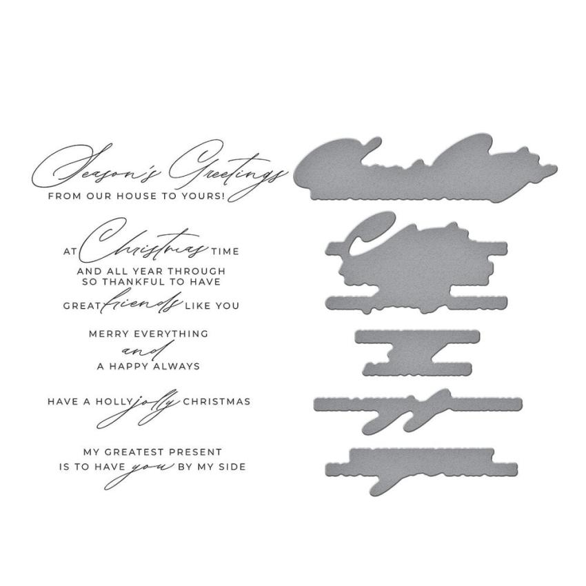 Spellbinders - Buchdrucktechnik "City Holiday" BetterPress Plate & Dies