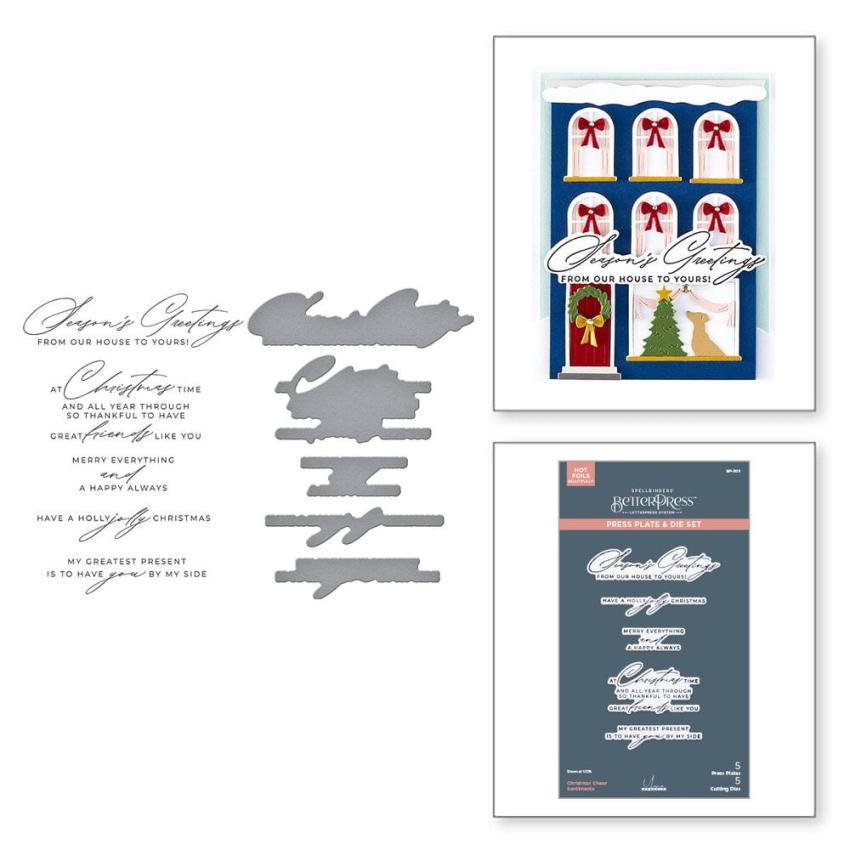 Spellbinders - Buchdrucktechnik "City Holiday" BetterPress Plate & Dies