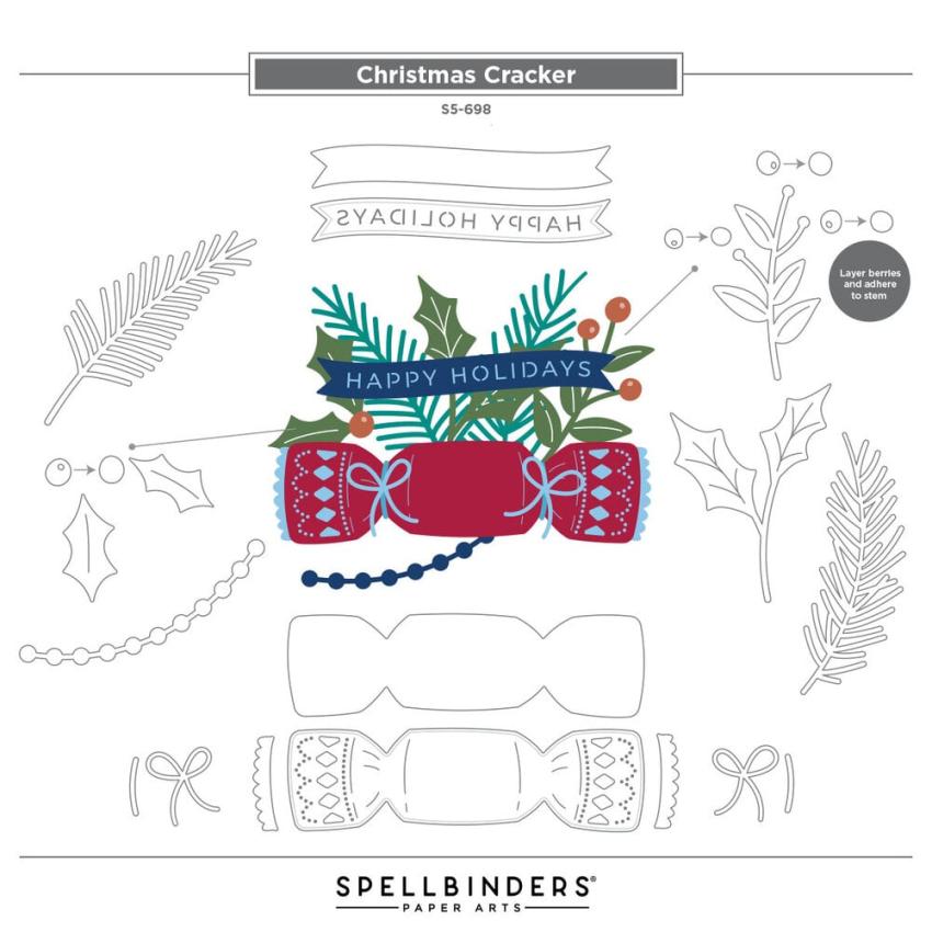 Spellbinders - Stanzschablone "Christmas Cracker" Dies