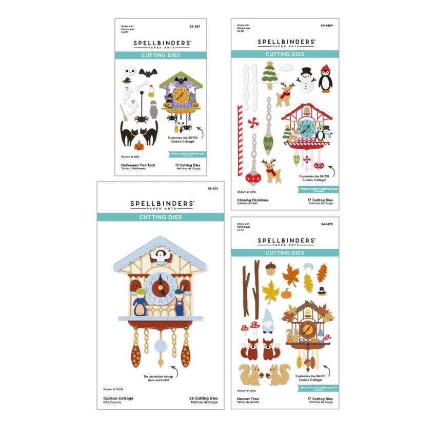 Spellbinders - Stanzschablone "Cuckoo Cottage" Dies
