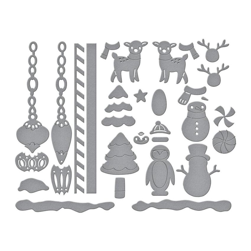 Spellbinders - Stanzschablone "Chiming Christmas" Dies