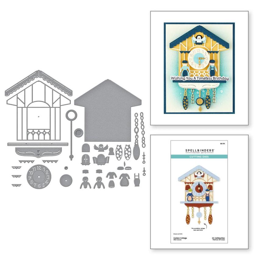 Spellbinders - Stanzschablone "Cuckoo Cottage" Dies