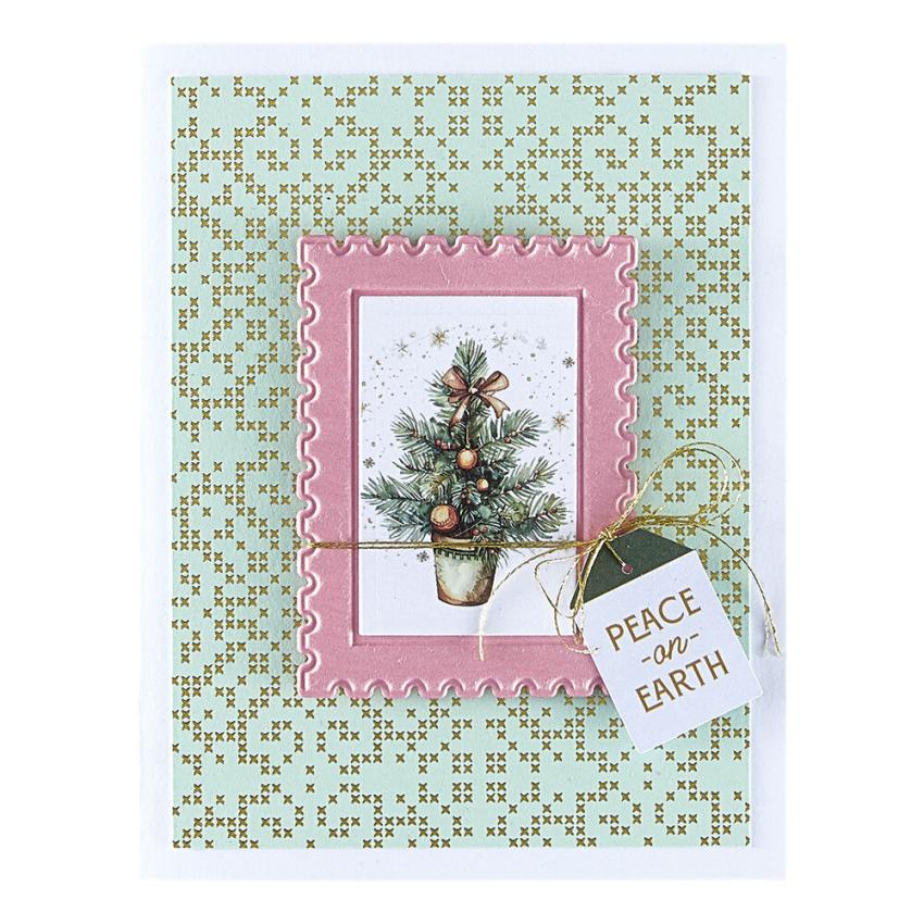 Spellbinders - Präge- und Schneideschablone "Holiday Magic" 3D Emboss & Cut Folder 