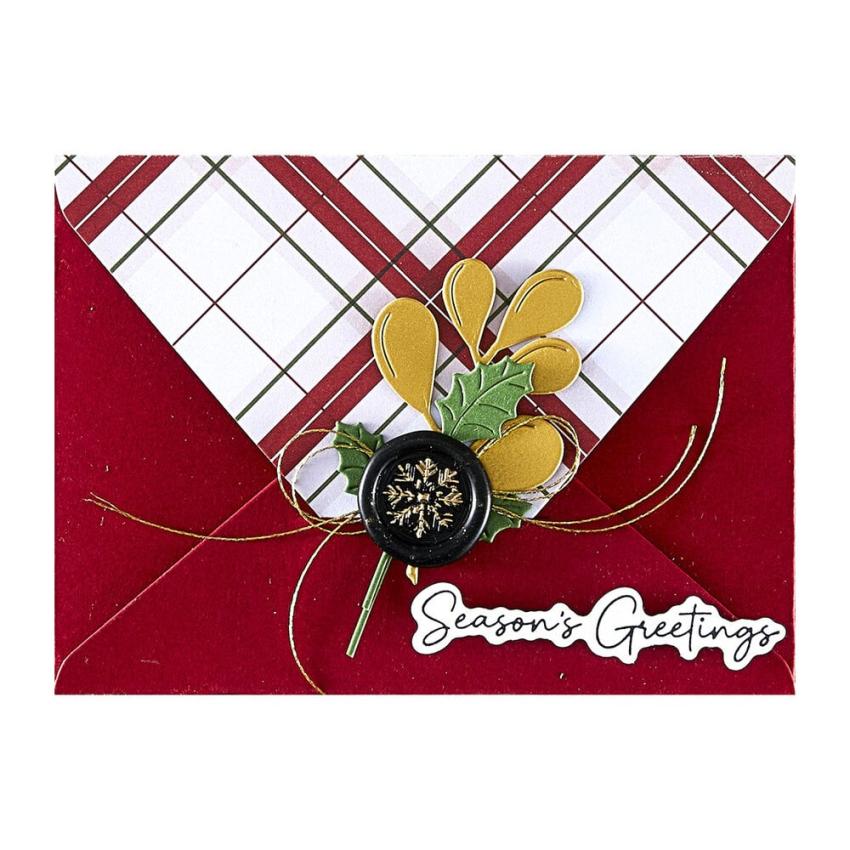 Spellbinders - Wachssiegel Stempel "Snowflakes" Wax Seal Stamp