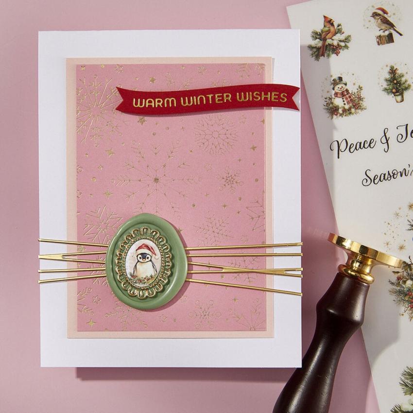 Spellbinders - Wachssiegel Stempel "Frames" Wax Seal Stamp