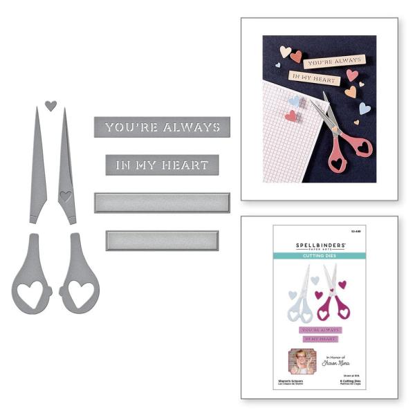 Spellbinders - Stanzschablone "Sharon's Scissors" Dies