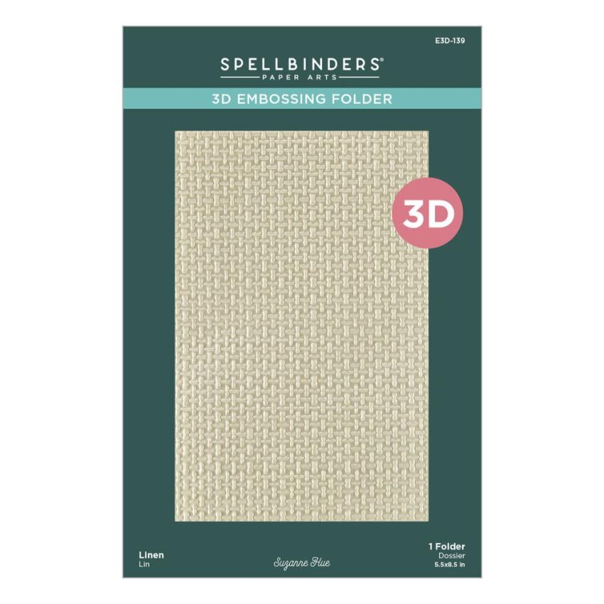 Spellbinders - Prägefolder "Linen" Embossingfolder