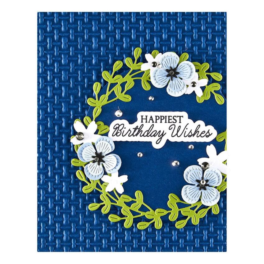 Spellbinders - Prägefolder "Linen" Embossingfolder
