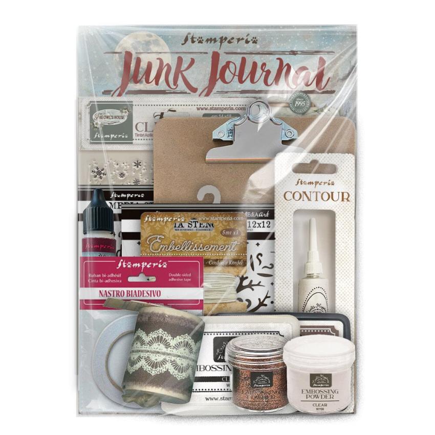 Stamperia - Junk Journal and Embossing Kit "The Owl's House"