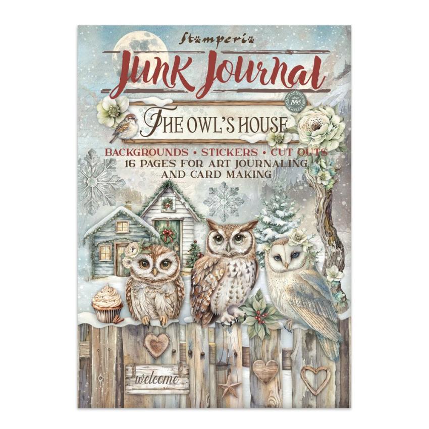 Stamperia - Junk Journal and Embossing Kit "The Owl's House"