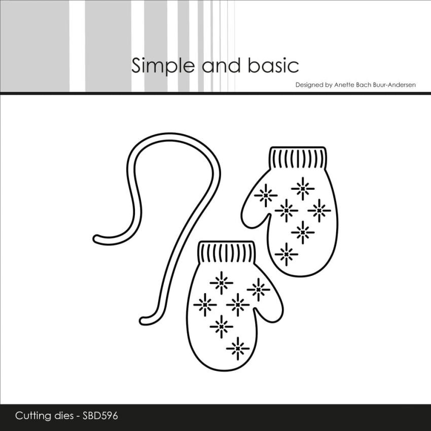 Simple and Basic - Stanzschablone "Mittens" Dies