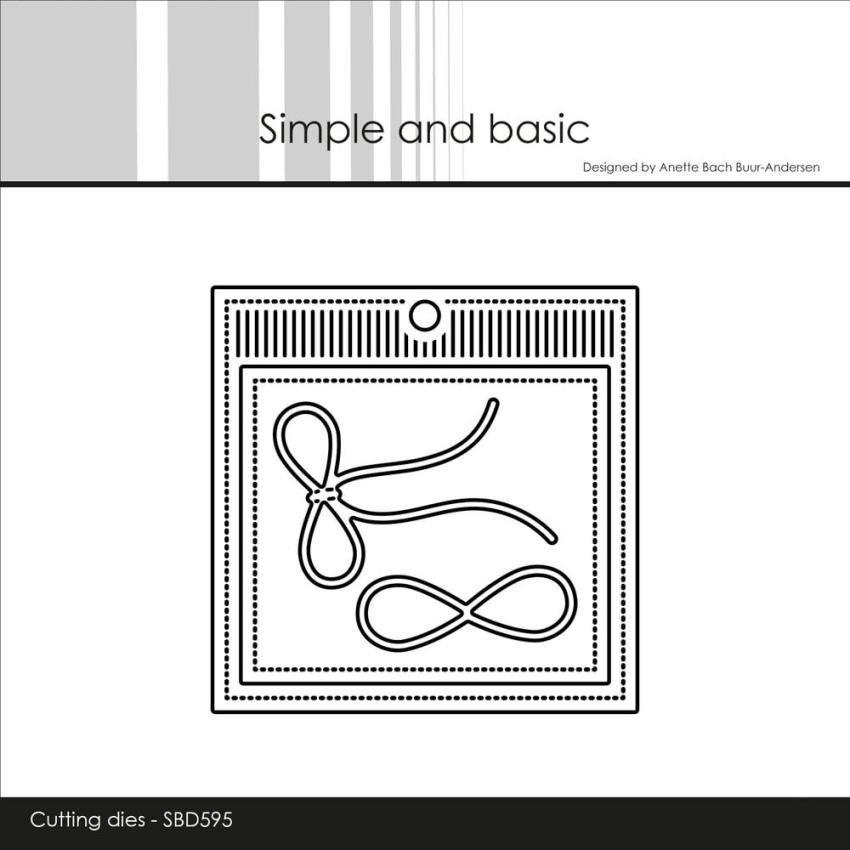 Simple and Basic - Stanzschablone 7,5x7,5cm "Square Gift Tag" Dies