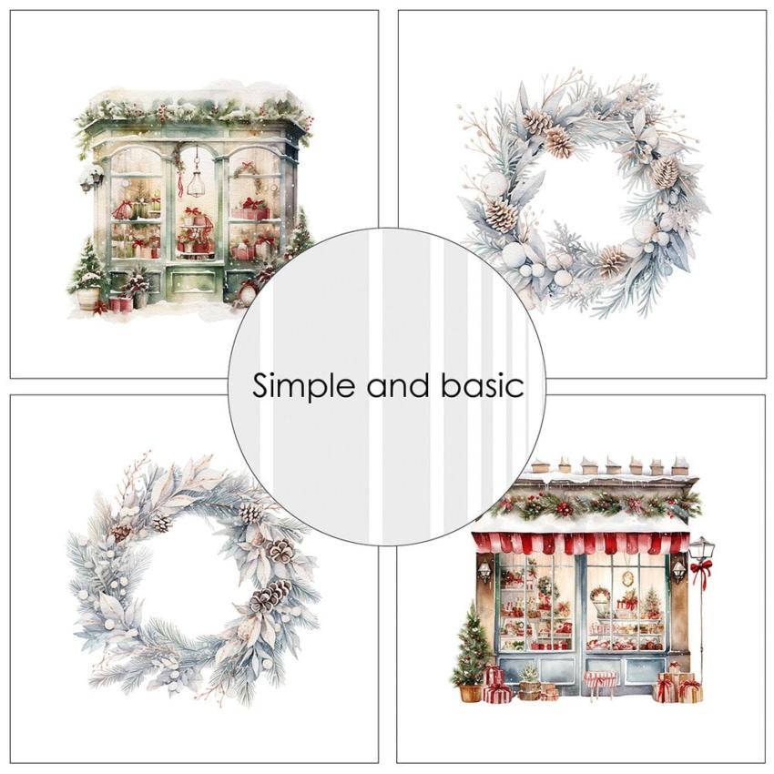 Simple and Basic - Designpapier "Christmas" Paper Pack 12x12 Inch - 8 Bogen 