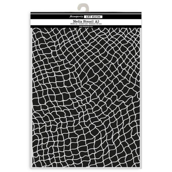 Stamperia - Schablone A3 "Fishing Net" Stencil