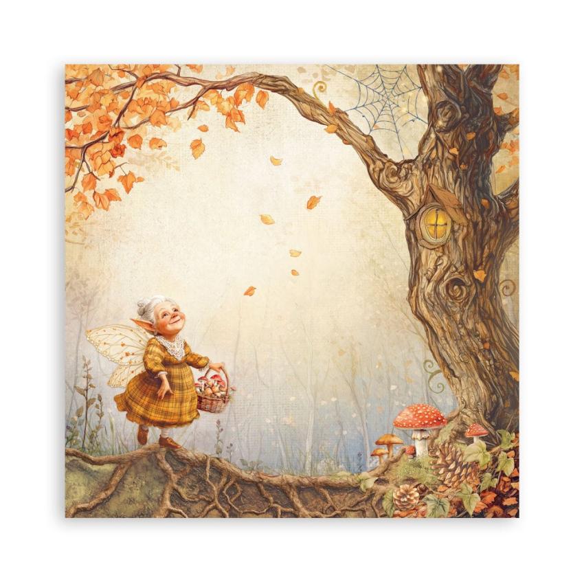 Stamperia - Designpapier "Whispering Woods" Maxi Paper Pack 12x12 Inch - 22 Bogen