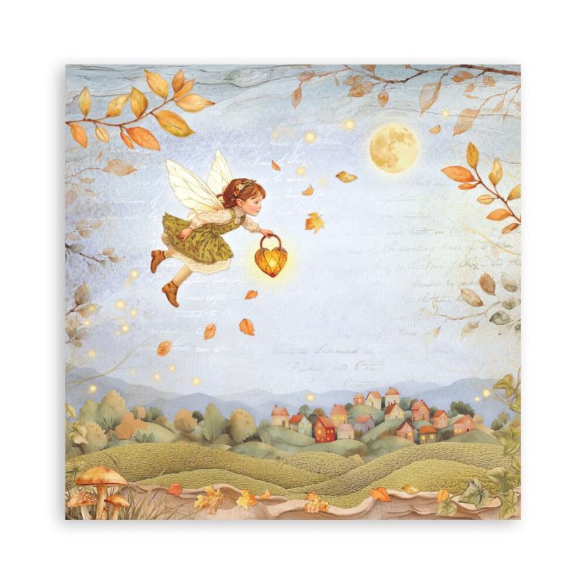 Stamperia - Designpapier "Whispering Woods" Maxi Paper Pack 12x12 Inch - 22 Bogen