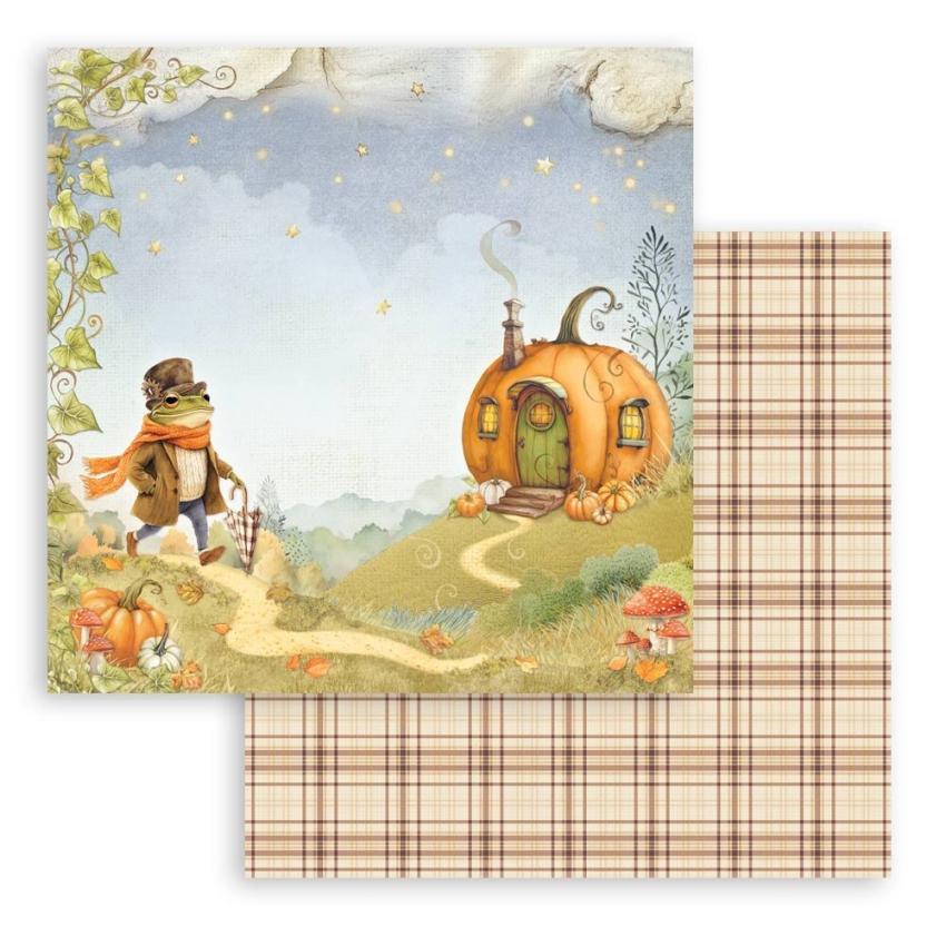 Stamperia - Designpapier "Whispering Woods" Maxi Paper Pack 8x8 Inch - 10 Bogen
