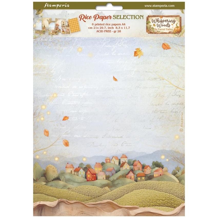 Stamperia - Decopatch Papier "Selection" Decoupage A4 - 6 Bogen  