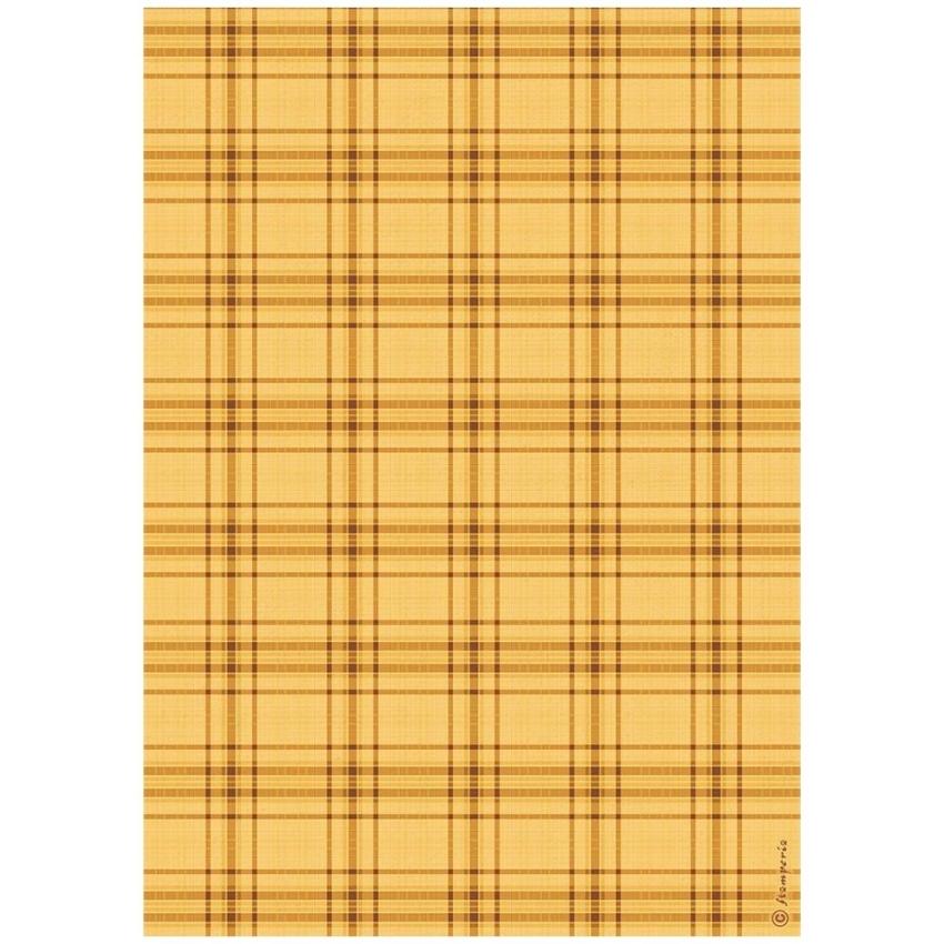 Stamperia - Decopatch Papier "Tartan Pattern" Decoupage A4 - 6 Bogen  