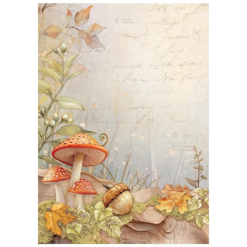 Stamperia - Decopatch Papier "Backgrounds" Decoupage A6 - 8 Bogen  