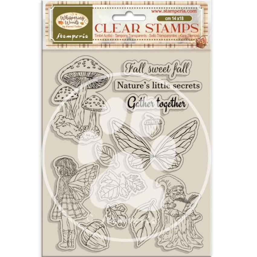 Stamperia - Stempelset "Mushrooms and Fairies" Clear Stamps