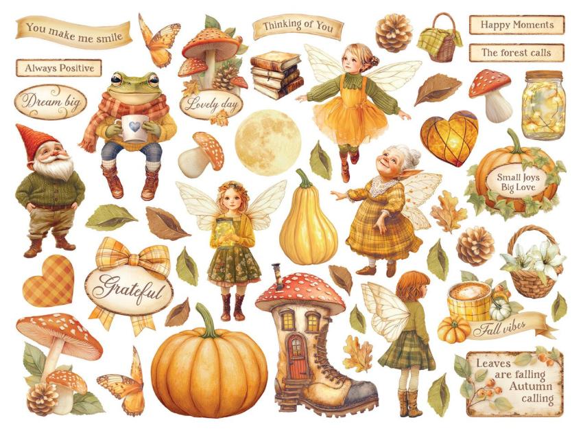 Stamperia - Stanzteile "Whispering Woods" Die Cuts