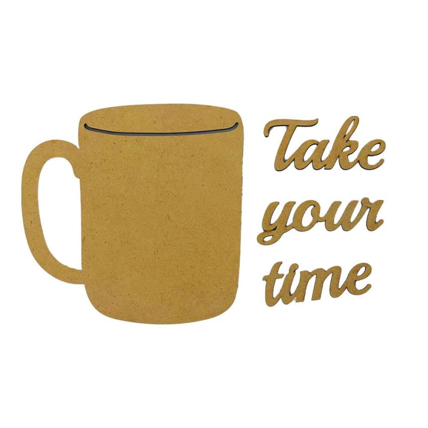 Stamperia - Holzteile "Blank Cup" MDF Crafty Shapes Blanks