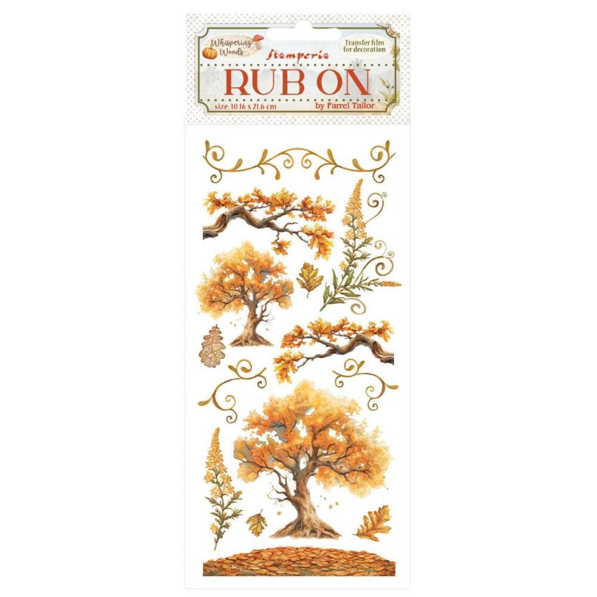 Stamperia - Transfer Aufkleber "Oak" Rub-On