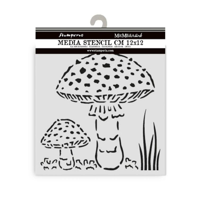 Stamperia - Schablone "Whispering Woods Assortment" Stencil