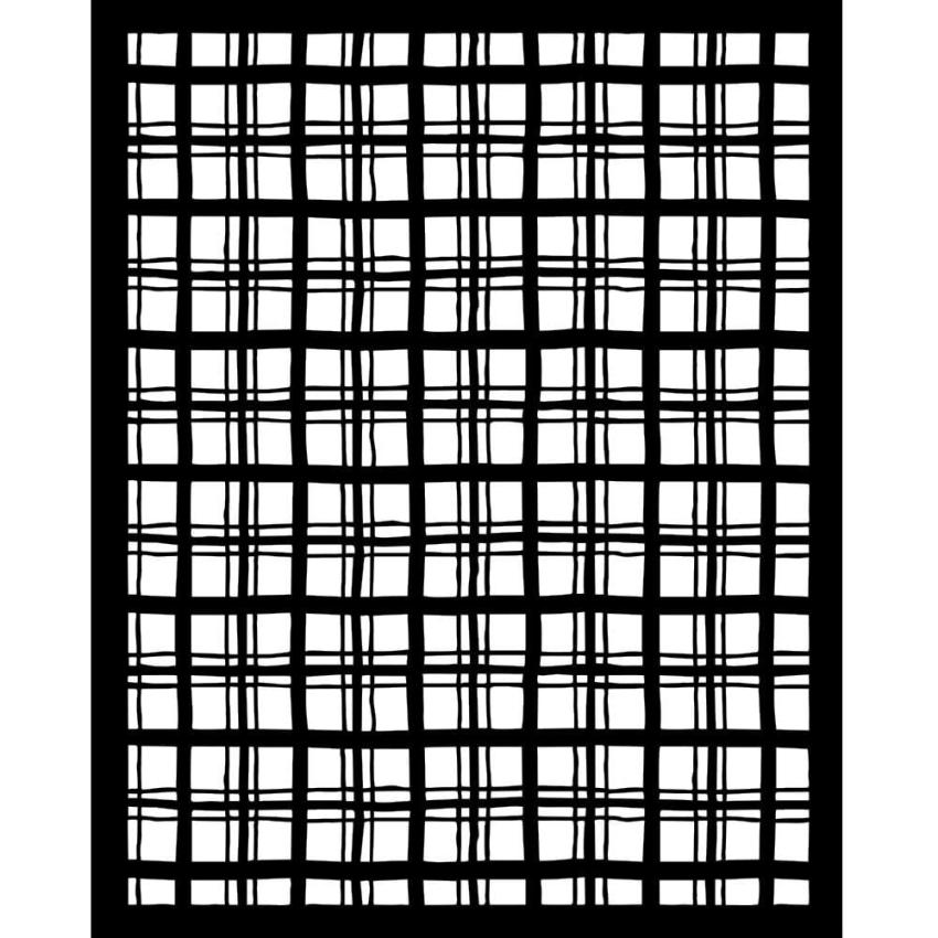 Stamperia - Schablone 20x25cm "Tartan Pattern" Stencil