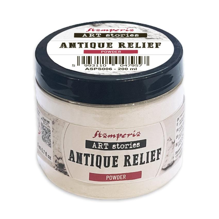 Stamperia  - Strukturpaste "Powder" Texture Paste Antique Relief 200ml
