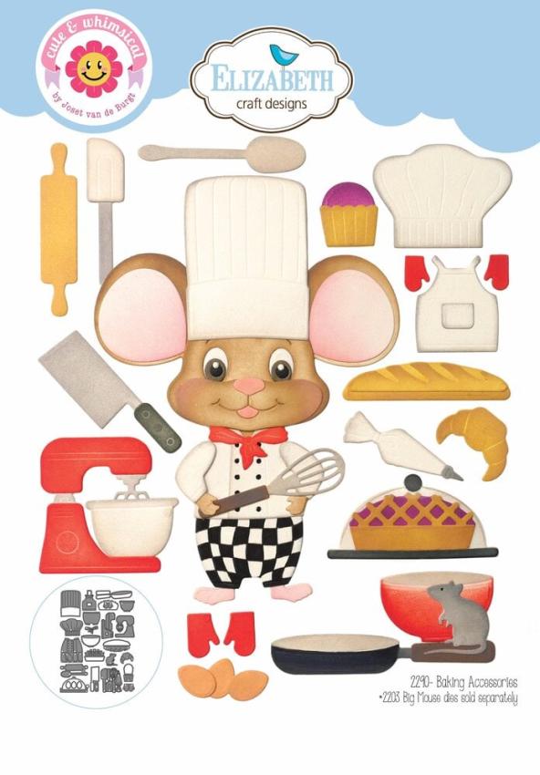 Elizabeth Craft Designs - Stanzschalone "Baking Accessories" Dies