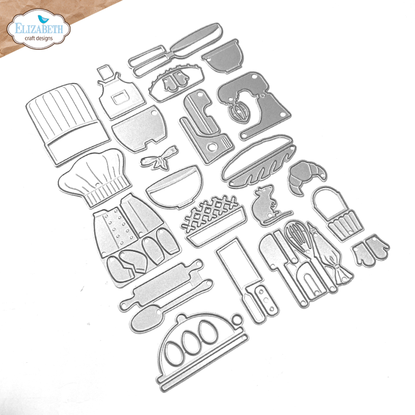 Elizabeth Craft Designs - Stanzschalone "Baking Accessories" Dies