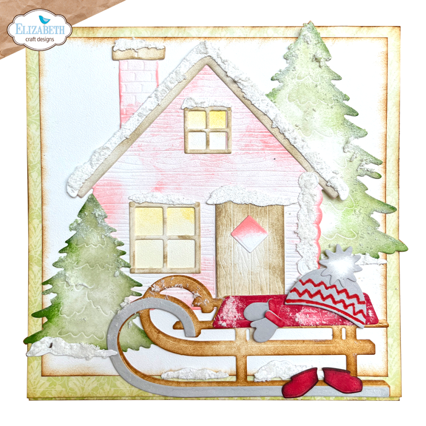 Elizabeth Craft Designs - Stanzschalone "Winter Scenery Accessories" Dies