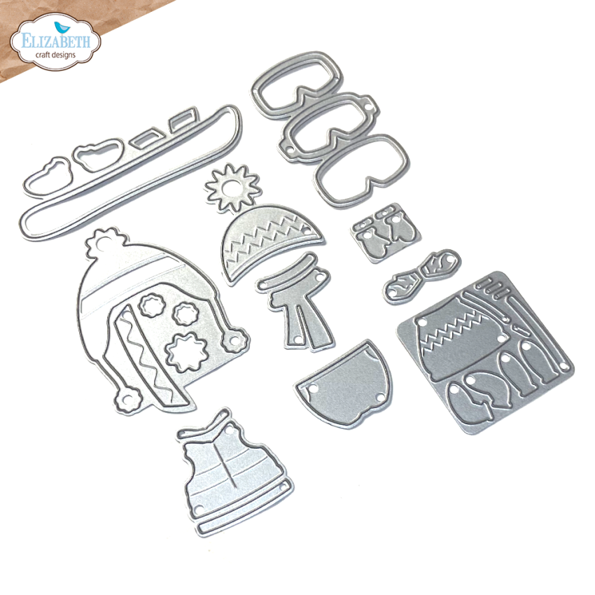 Elizabeth Craft Designs - Stanzschalone "Little Mouse Winter Accessories" Dies