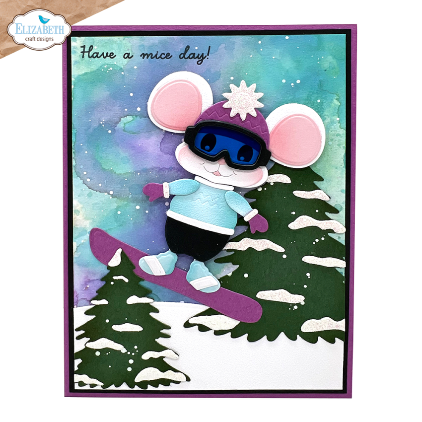 Elizabeth Craft Designs - Stanzschalone "Little Mouse Winter Accessories" Dies