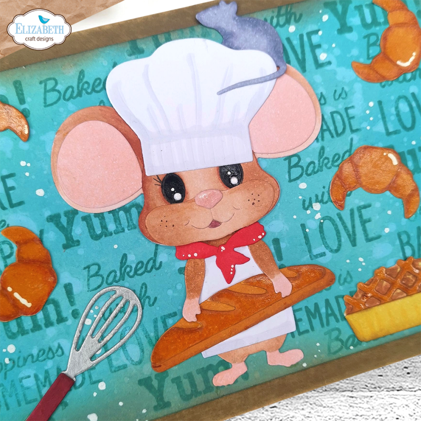 Elizabeth Craft Designs - Stempelset "In the Kitchen Sentiments" Clear Stamps