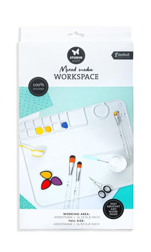Studio Light - Malpalette mit Arbeitsfläche "Mixed Media Workspace"