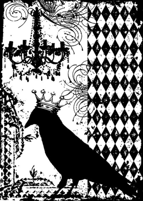 Stampers Anonymous - Gummistempel "Blackbird" Cling Stamp Design by Tim Holtz