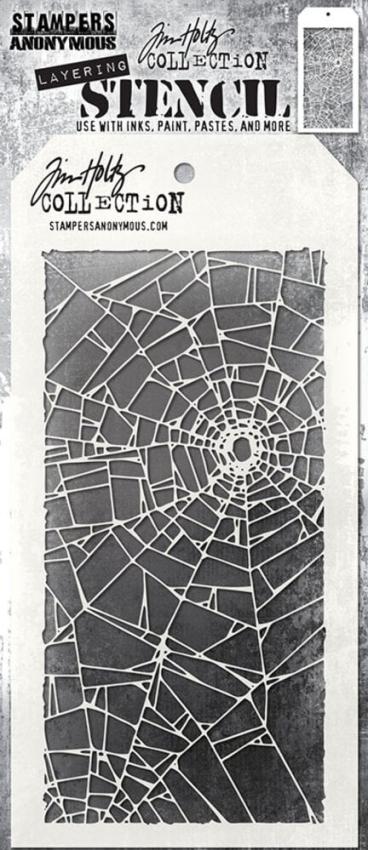 Stampers Anonymous - Schablone "Shatter" Layering Stencil Design by Tim Holtz