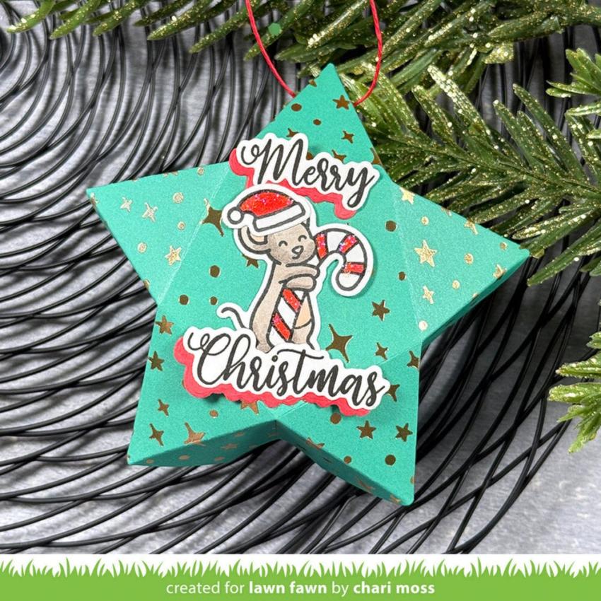 Lawn Fawn - Stempelset "All The Santa Hats" Clear Stamp