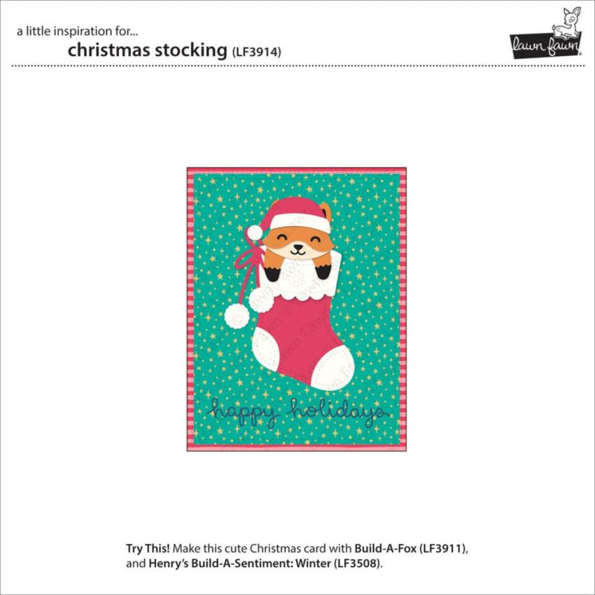 Lawn Fawn - Stanzschablone "Christmas Stocking" Dies