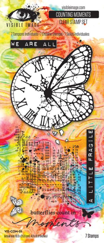 Visible Image - Stempelset 4x8 Inch "Counting Moments" Clear Stamps