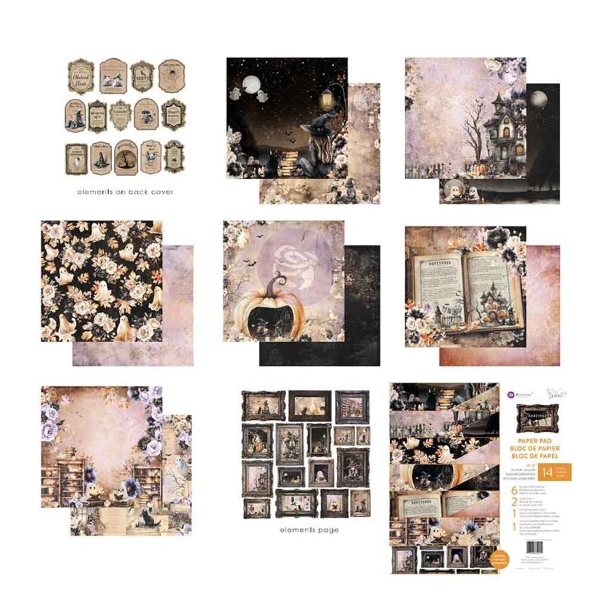 Prima Marketing - Designpapier "Bewitched" Paper Pack 12x12 Inch - 14 Bogen