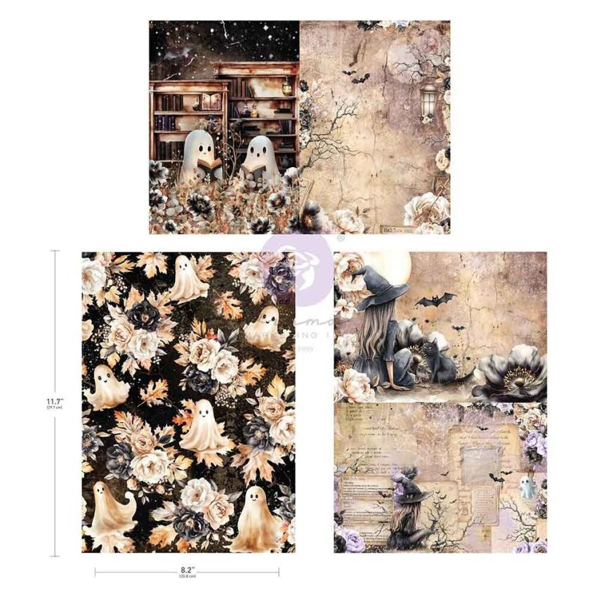 Prima Marketing - Decoupage Sheets A4 "Bewitched" 3 Bogen
