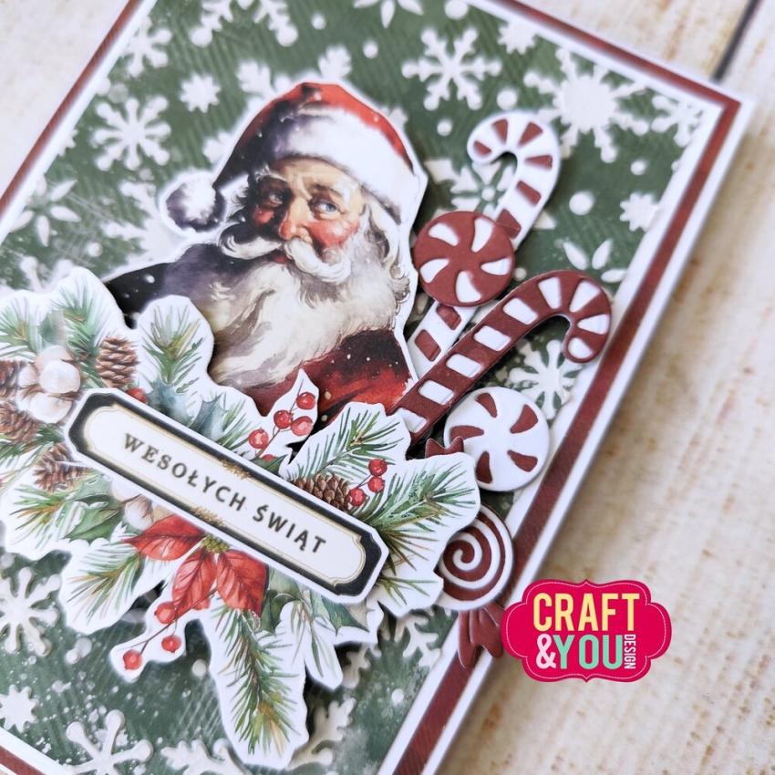 Craft & You Design - Stanzschablone "Candy Canes" Dies