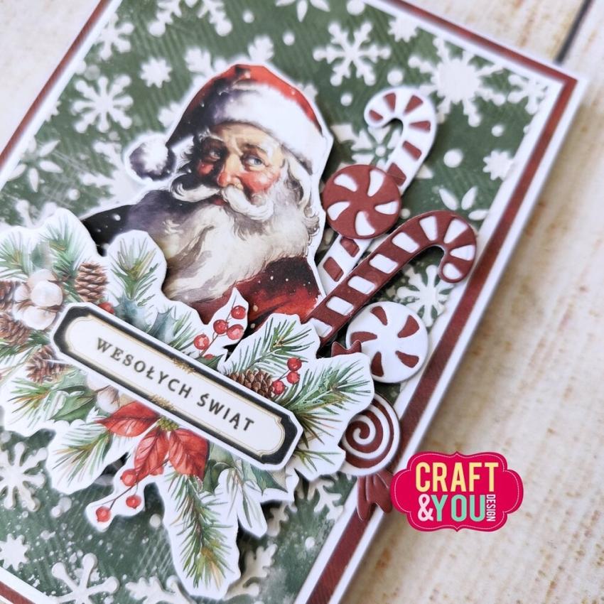 Craft & You Design - Designpapier "Christmas Time" Paper Pad 12x12 Inch - 12 Bogen